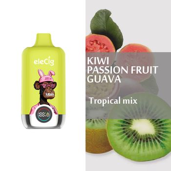 Kiwi Passion Fruit Guava - eleCig - Digital Box Pro 50000
