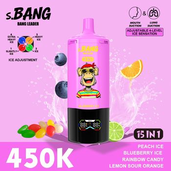 Peach Ice, Blueberry Ice, Rainbow Candy, Lemon sour Orange
